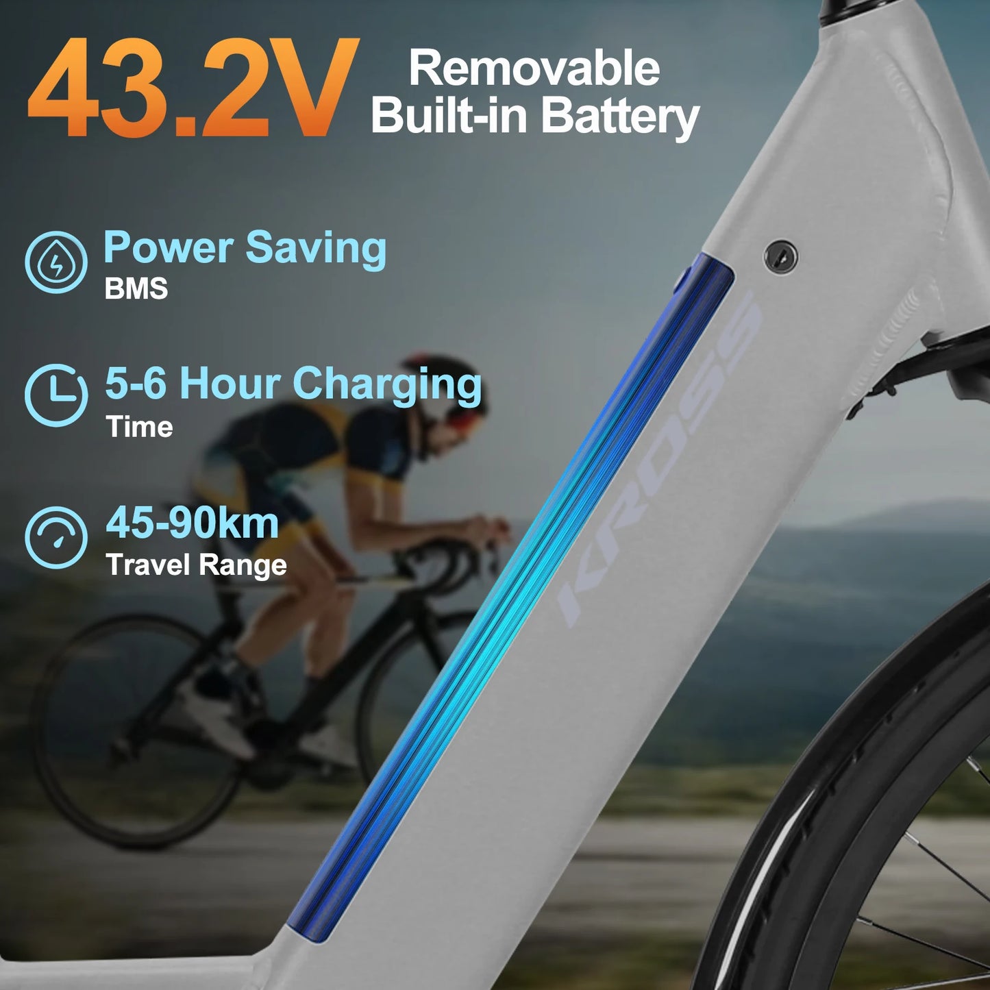 eCitybike 28 Zoll E-Bike mit 250W, 100–120 km Reichweite, 43V 10,4Ah Akku, Shimano 8-Gang, LCD-Display, City Pedelec Herren & Damen