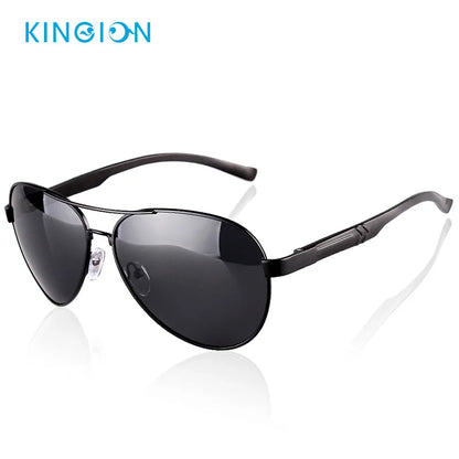 Piloten Sonnenbrille Herren Polarisiert TAC Gläser UV Schutz Outdoor Fahren Angeln