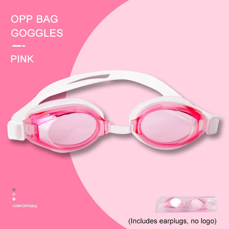 Verstellbare professionelle Schwimmbrille, UV-Schutz, Silikonbrille, Antibeschlag-Schwimmbrille, weich, wasserdicht, bequem