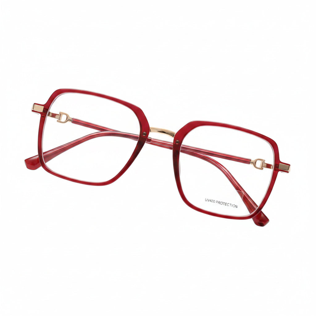 Duarte Lesebrille Unisex Großrahmen Quadrat Anti-Blaulicht Modern