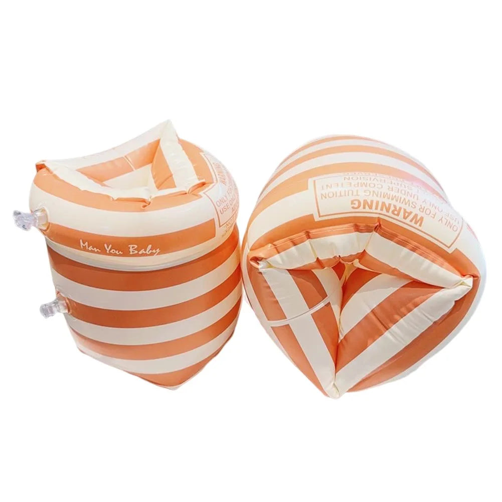 Schwimmflügel Kinder Erwachsene Aufblasbar Doppel Airbag Armringe Pool