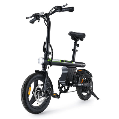 Klapprad 14-Zoll Elektrofahrrad | 250W Motor | 36V 17,5Ah Akku | Faltbares City E-Bike bis 25 km/h | Pendler-Fahrrad