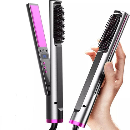 3in1 Haarglättungsbürste Glättkamm Ionen Haarstyler 120–230°C 60–100W