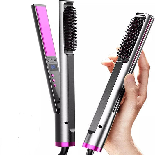 3in1 Haarglättungsbürste Glättkamm Ionen Haarstyler 120–230°C 60–100W