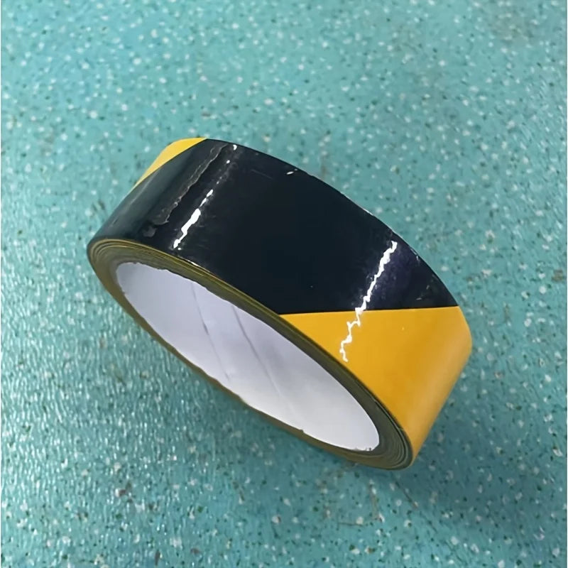 Warnband Schwarz Gelb 18 m – PVC Sicherheitsband Absperrband Gefahrenband wasserdicht für Innen- & Außenbereich
