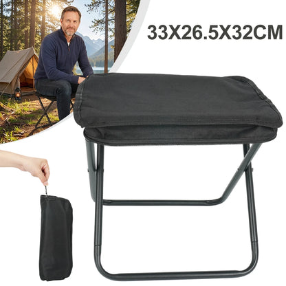 Faltbarer Outdoor-Hocker im Handtaschen-Stil, Tragbarer Leichter Taschen-Campingstuhl für Angeln, Reisen, Picknick, Wandern, Outdoor-Sitzgelegenheit