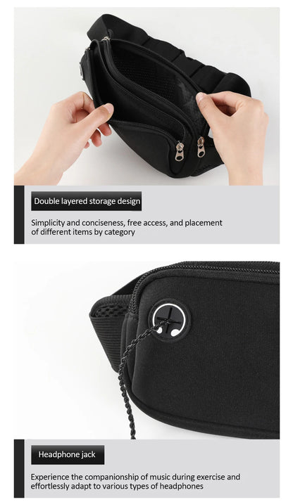Sportliche Gürteltasche für Damen & Herren – Komfort trifft Funktion!