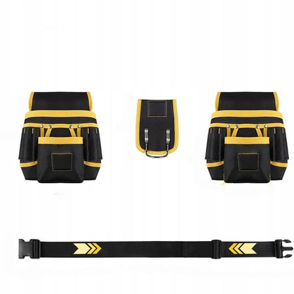 Werkzeuggürtel Magnetisch 24 Taschen 3 Magnetzonen Werkzeugtasche Verstellbar