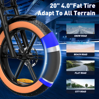 Das kraftvolle 20" Offroad-E-Bike mit Style & Power und 36-monatiger Gewährleistung