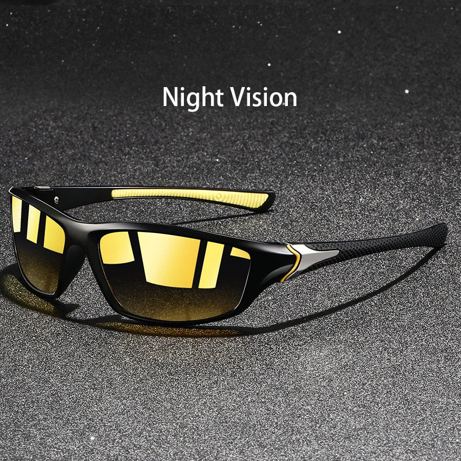 Vintage Sport Sonnenbrille Santos X Polarisiert Wraparound Herren Damen Fahrrad Brille