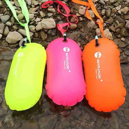 PVC aufblasbare Schwimmen Boje Sicherheit Boje Tow Float Wasserdichte Airbag Mit Taille Gürtel Für rafting Outdoor Schwimmen Sicherheit Suppli