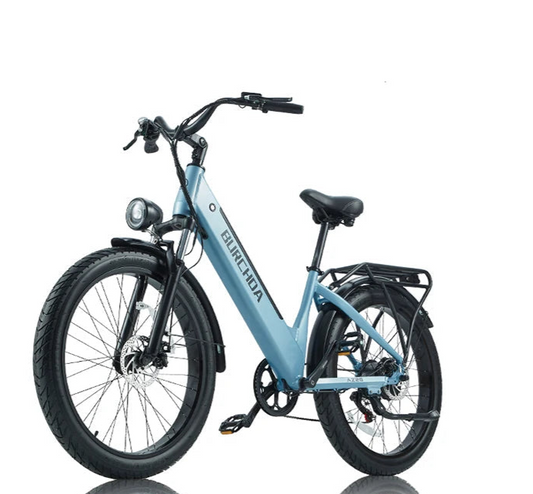 Kraftvolles Trekking Fatbike 26" Stadt & Gelände E-Mountainbike mit 36-monatiger Gewährleistung