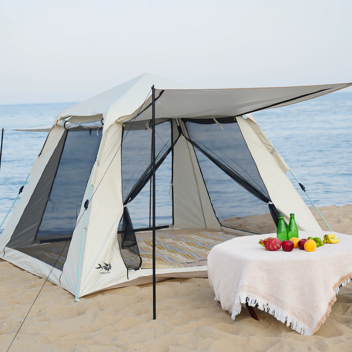 Pop Up Zelt 1-3 Personen Campingzelt Automatik Wurfzelt 60 Sek Schnellaufbau