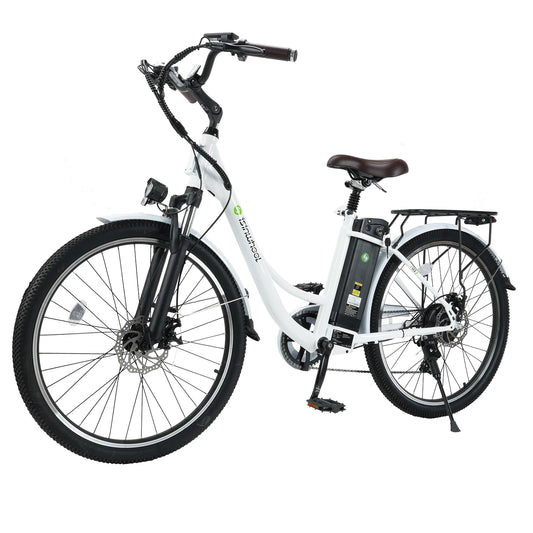 Der stilvolle Retro City-Cruiser 26-Zoll E-Bike für Erwachsene mit 36monatiger Gewährleistung