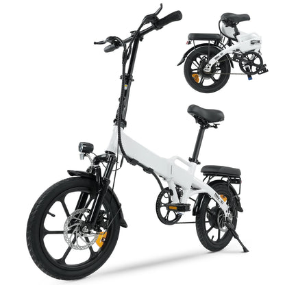 Faltbares E-Bike 16" – 250W Motor | 36V 17,5Ah Akku | City Pedelec bis 25 km/h | 60 km Reichweite
