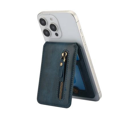 Magnetische Geldbörse Hülle mit Kartenhalter & Reißverschluss – kompatibel mit iPhone 16 Pro Max / 15 / 14 / 13 / 12 (MagSafe)