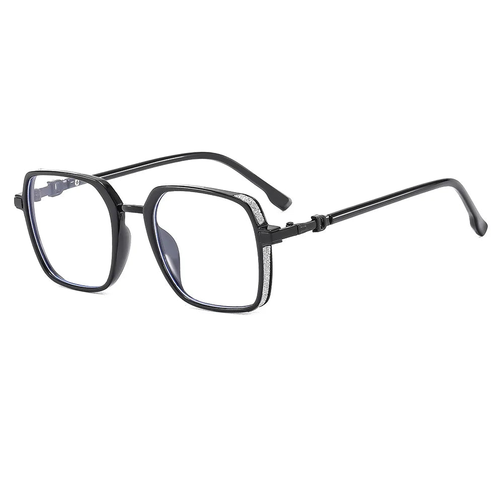 Duarte Lesebrille Unisex Großrahmen Quadrat Anti-Blaulicht Modern