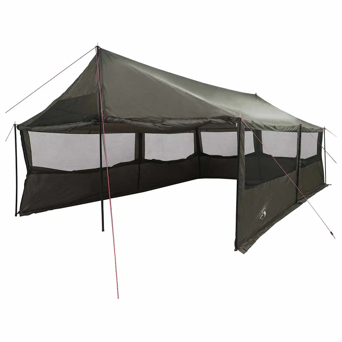 XXL Familienzelt 600x400cm 10 Personen Campingzelt Stahl wasserdicht Outdoor