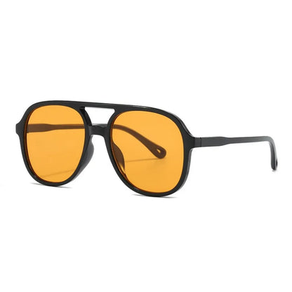 Pilotensonnenbrille Damen Herren Retro UV400 Quadratisch Vintage Unisex