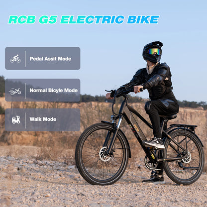 Leistungsstarkes 27,5-Zoll E-Mountainbike Trekkingrad für Alltag & Abenteuer mit 36-monatiger Gewährleistung