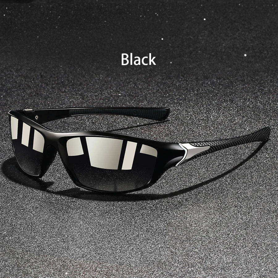 Vintage Sport Sonnenbrille Santos X Polarisiert Wraparound Herren Damen Fahrrad Brille