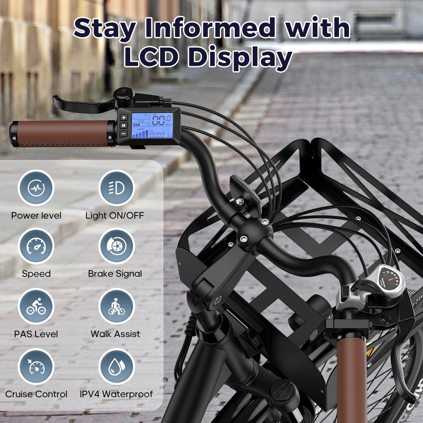 26-Zoll E-Bike Langlebig, kraftvoll & komfortabel unterwegs mit 36-monatiger Gewährleistung