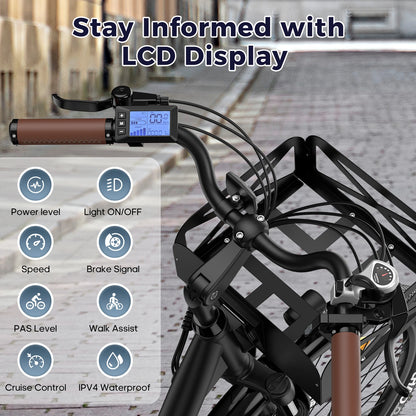 26-Zoll E-Bike Langlebig, kraftvoll & komfortabel unterwegs mit 36-monatiger Gewährleistung
