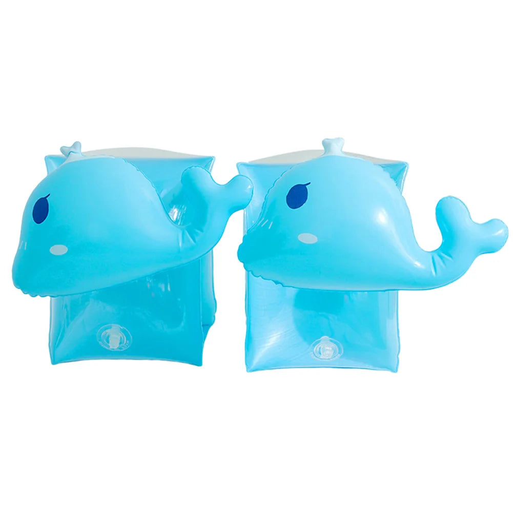 2 Stück Arm Float Erwachsene Kinder schwimmen aufblasbare Arm ringe aufblasbare Schwimmbad Boje Armbänder Doppel airbag Schwimm zubehör