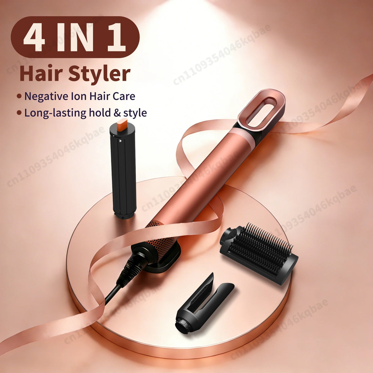 6in1 Haarstyler 1300W Ionen Air Styler Locken Föhn Bürste