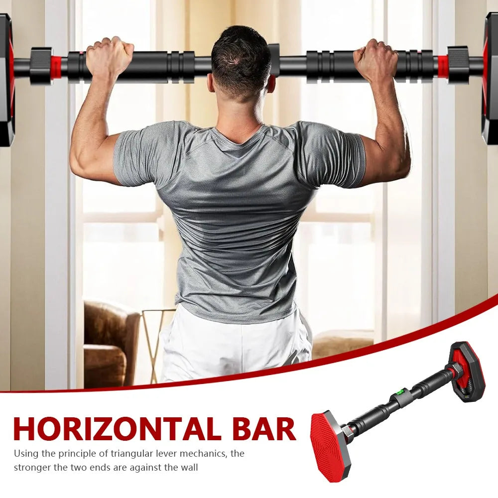 Klimmzugstange für Türrahmen, verstellbare, schraubenlose Montage, für ultimativen Türrahmenschutz, Klimmzugstange für das Home-Gym