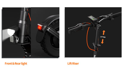 E-Scooter mit 500 W Motor 48 V / 13 Ah Lithium Akku & ABE – Sicher. Stark. Stylisch mit 36-monatiger Gewährleistung