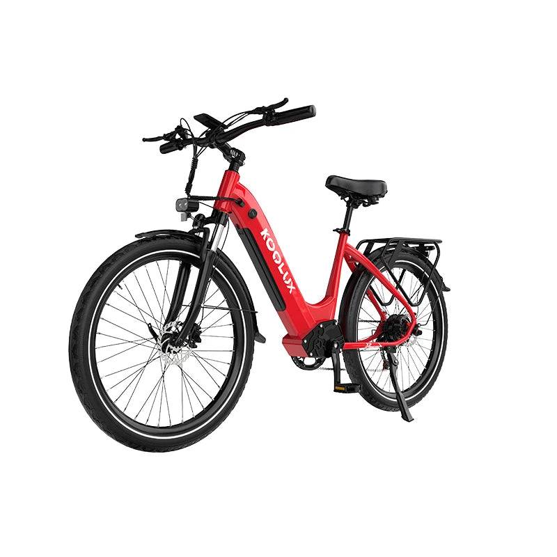 E-Bike 26 Zoll – 500W City Elektrofahrrad für Herren, 48V 15Ah Akku, Fat Tire, CE-zertifiziert, City Cruiser