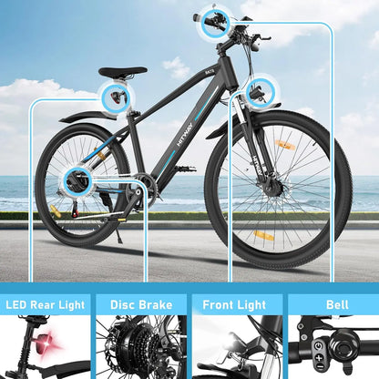 26-Zoll Urban E-Mountainbike - dein kraftvoller Begleiter für Alltag & Abenteuer!