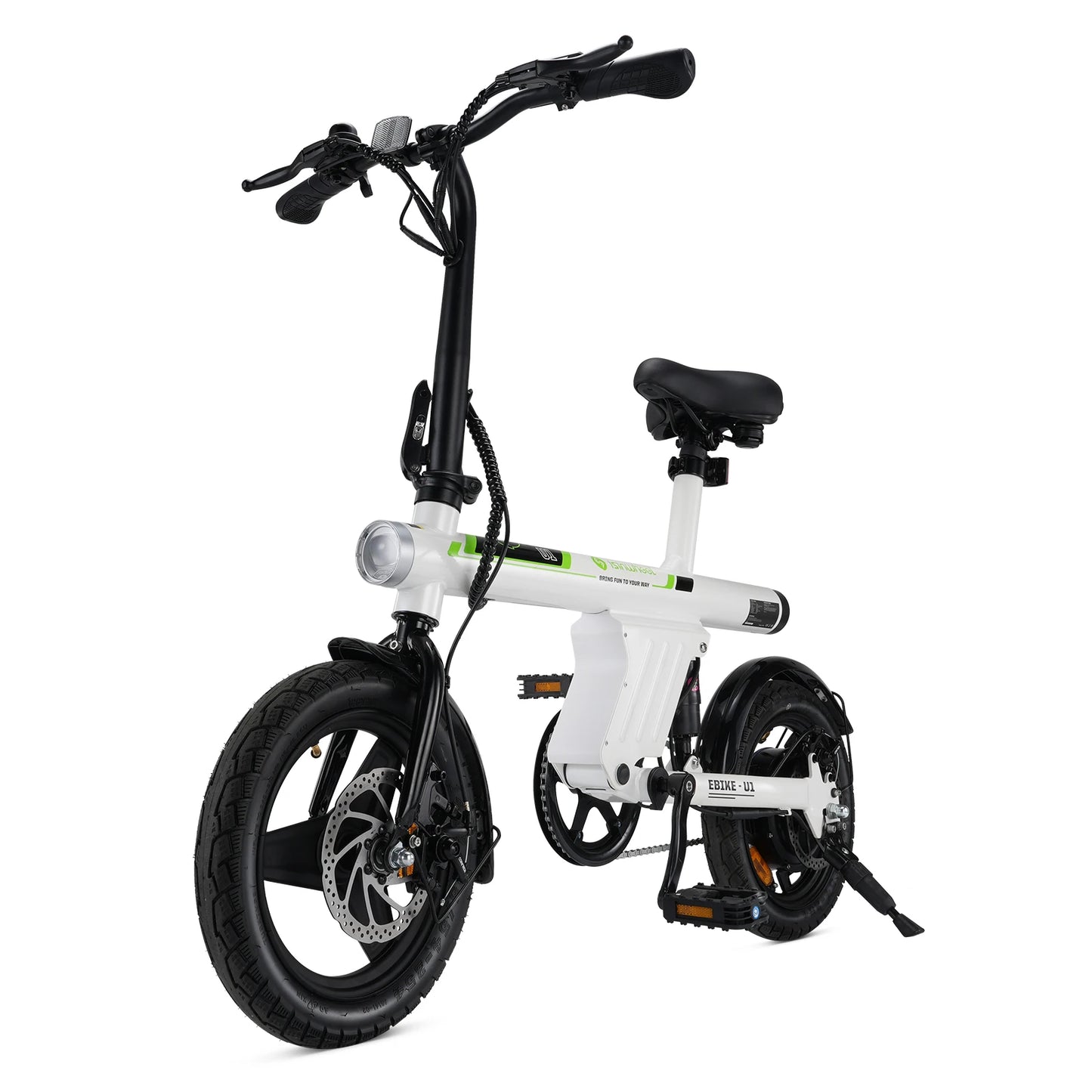Klapprad 14-Zoll Elektrofahrrad | 250W Motor | 36V 17,5Ah Akku | Faltbares City E-Bike bis 25 km/h | Pendler-Fahrrad