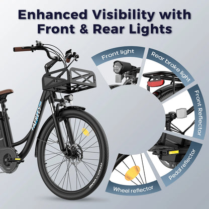 26-Zoll E-Bike Langlebig, kraftvoll & komfortabel unterwegs mit 36-monatiger Gewährleistung