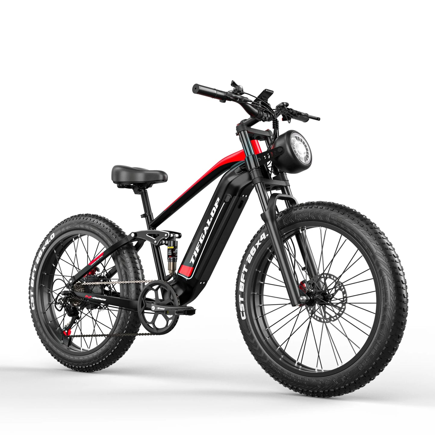 Sportliches 26-Zoll E-Mountainbike| 1000W Motor, 48V 22Ah Akku und hoher Reichweite – mit 36-monatiger Gewährleistung