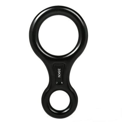 Abseilgerät 8er Aluminium 35 kN – Sicherungsgerät Figure 8 Klettergerät Abseilachter Klettern Canyoning