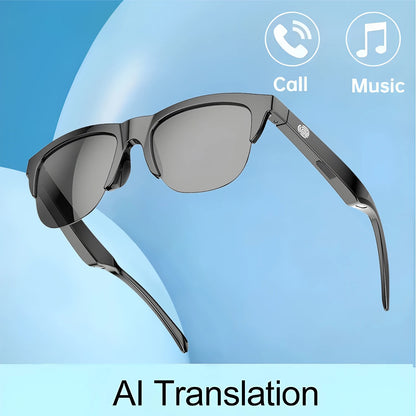 AI Smart-Brille mit Übersetzung, HIFI-Sound & Touch-Steuerung