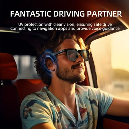 AI Smart-Brille mit Übersetzung, HIFI-Sound & Touch-Steuerung