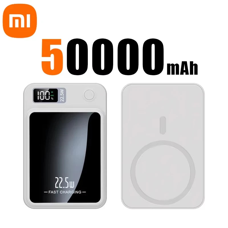 100000 mAh Power Bank Drahtlose Schnelle Ladegerät MagSafe für iPhone Huawei Samsung