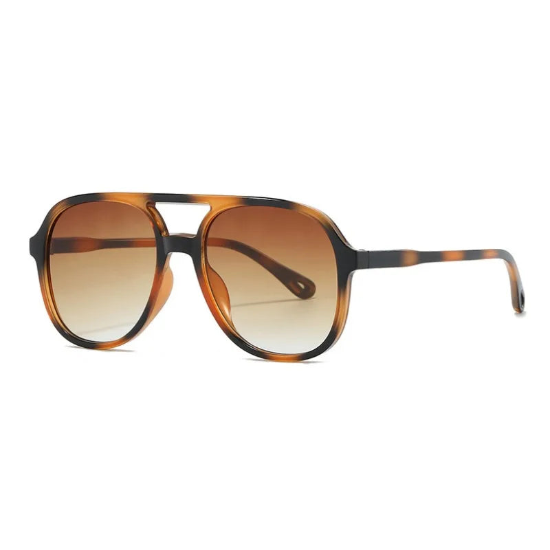 Pilotensonnenbrille Damen Herren Retro UV400 Quadratisch Vintage Unisex