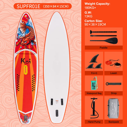 SUP Board Aufblasbar 320–385cm Stand Up Paddle Board bis 180kg
