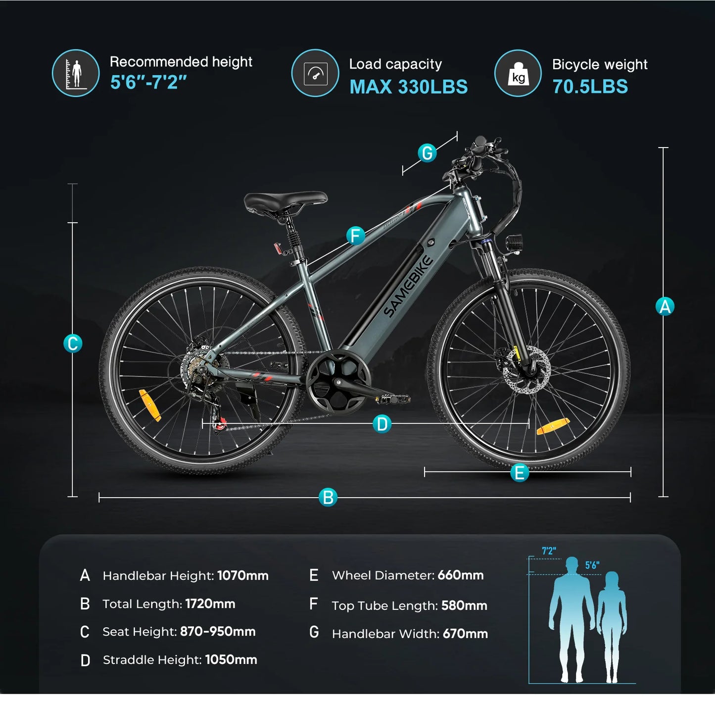 26-Zoll E-Mountainbike| 36 V 15 Ah Lithium-Akku, 25km/h, E-Bike mit 36-monatiger Gewährleistung