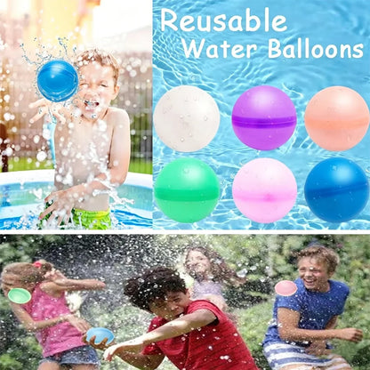 Wiederverwendbare Wasserbomben, schnell befüllbar, selbstverschließend, für Sommerspiele, Kinder-Outdoor-Aktivitäten, Geschenk, auf Lager