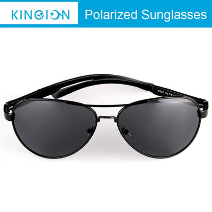 Piloten Sonnenbrille Herren Polarisiert TAC Gläser UV Schutz Outdoor Fahren Angeln