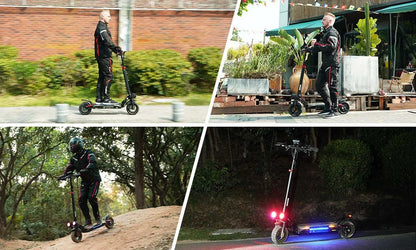 iScooter Luxus Elektroroller e- Scooter, 45 km/h, 40km Reichweite und 36-monatiger Gewährleistung
