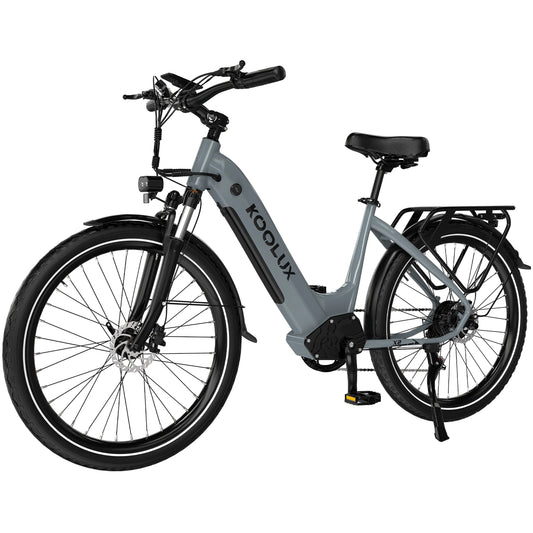 E-Bike 26 Zoll – 500W City Elektrofahrrad für Herren, 48V 15Ah Akku, Fat Tire, CE-zertifiziert, City Cruiser