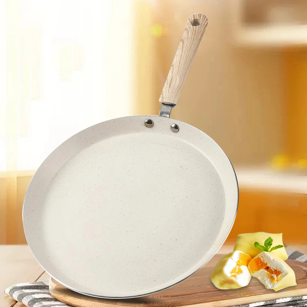 Antihaft Pfannkuchenpfanne – Aluminium Bratpfanne Induktion Gas Eierpfanne Crepes Camping