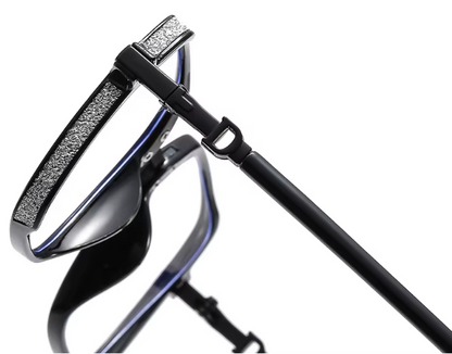 Duarte Lesebrille Unisex Großrahmen Quadrat Anti-Blaulicht Modern