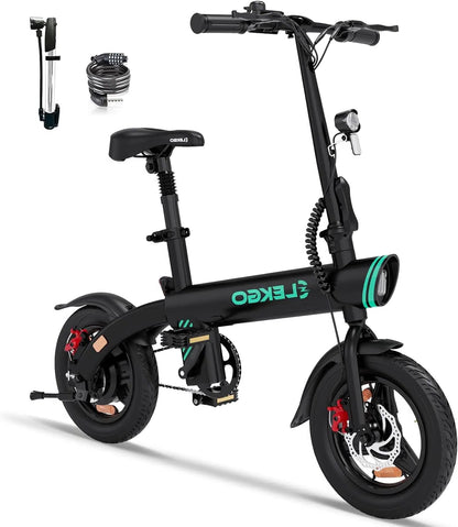 Kompaktes 14" Falt-E-Bike mit 250W Motor & LCD-Display – Leichtes City E-Bike für Erwachsene & Jugendliche